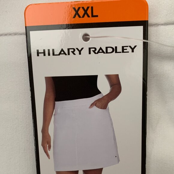 Hilary Radley Pants - Floor Dropped Hilary Radley Womens Super Stretch Skort Skirt Tan White XXL